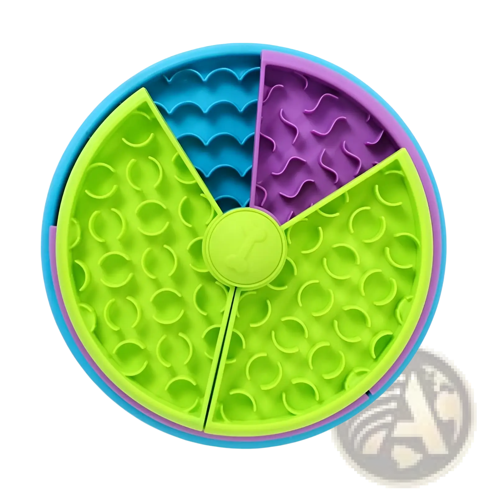 3-in-1 Dog Feeder Puzzle and Lick Mat Slow Feeder Bowl