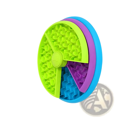 3-in-1 Dog Feeder Puzzle and Lick Mat Slow Feeder Bowl