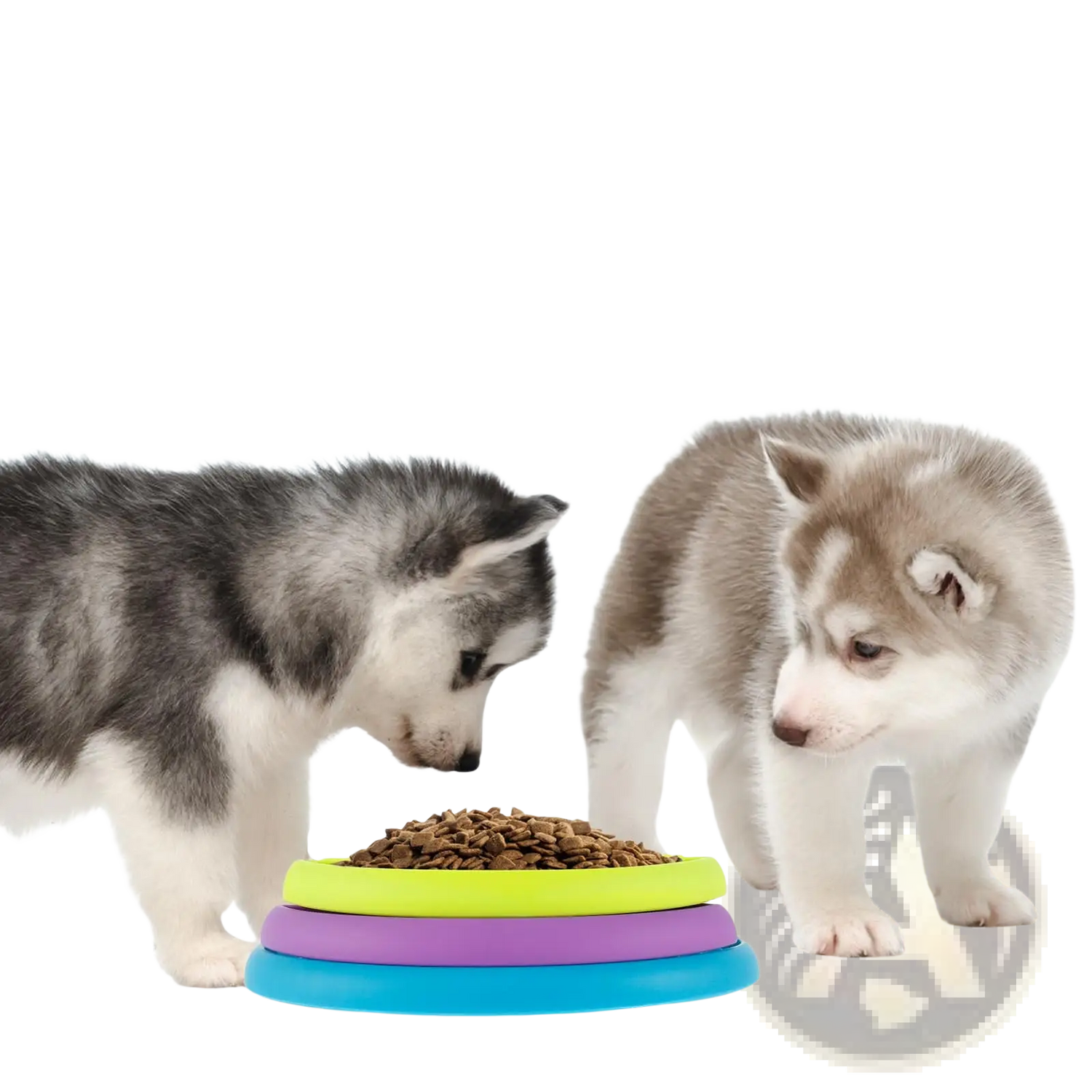 3-in-1 Dog Feeder Puzzle and Lick Mat Slow Feeder Bowl