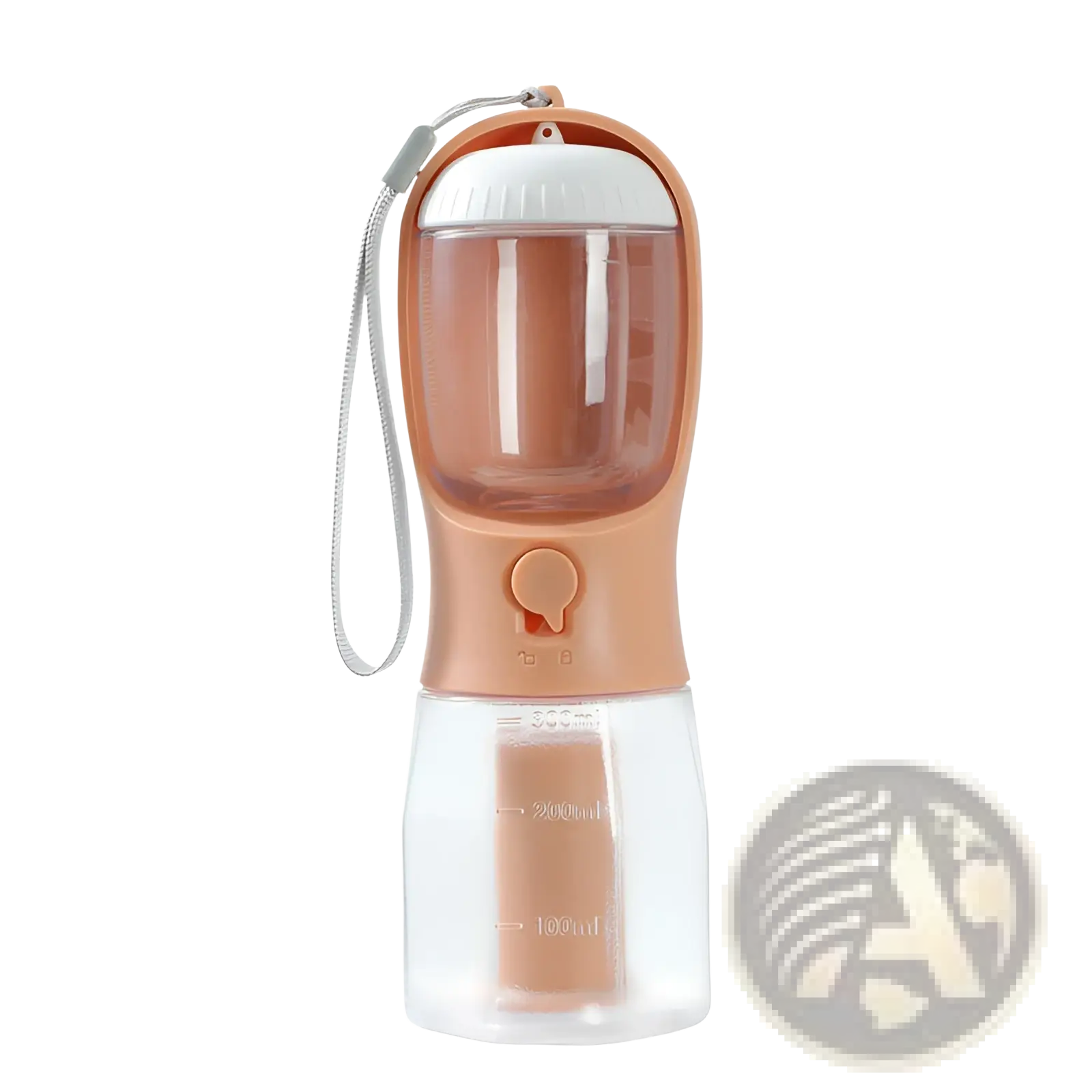 3-in-1 Portable Dog Water Bottle and Food Dispenser