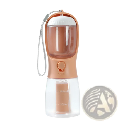 3-in-1 Portable Dog Water Bottle and Food Dispenser