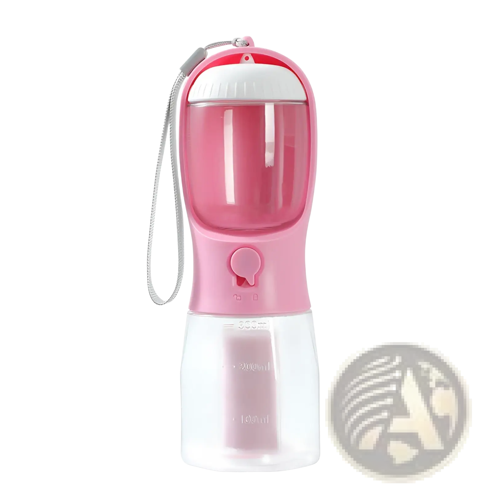3-in-1 Portable Dog Water Bottle and Food Dispenser
