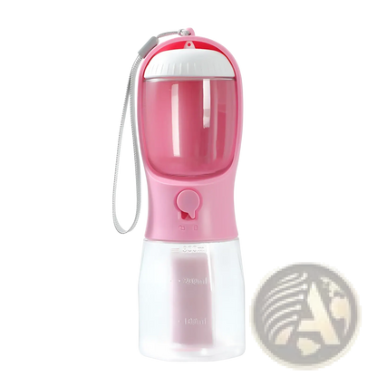 3-in-1 Portable Dog Water Bottle and Food Dispenser