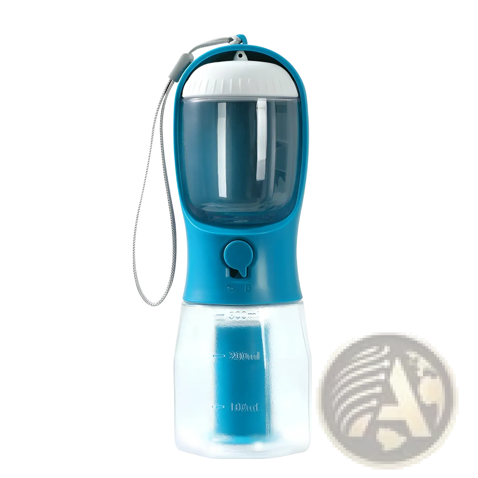 3-in-1 Portable Dog Water Bottle and Food Dispenser