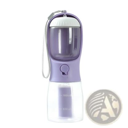 3-in-1 Portable Dog Water Bottle and Food Dispenser