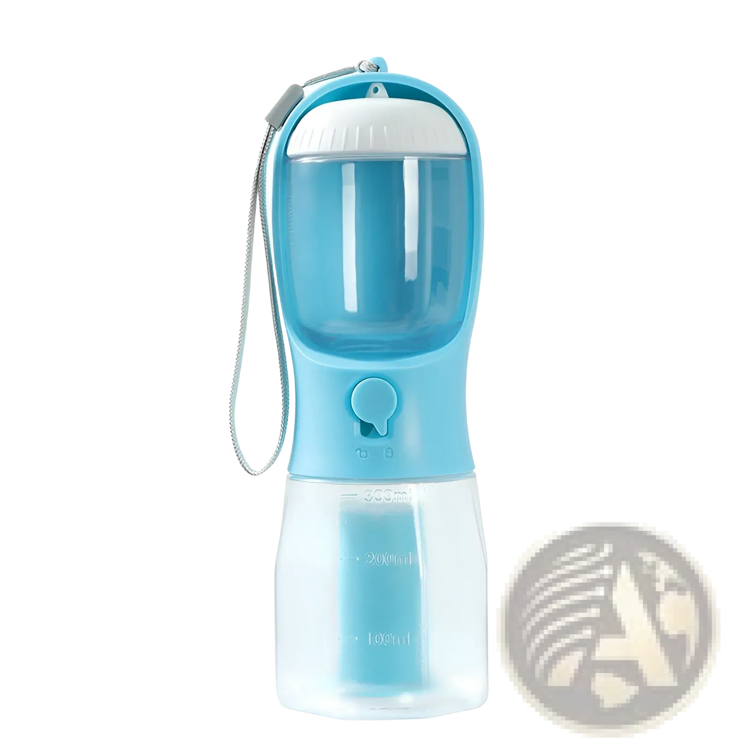 3-in-1 Portable Dog Water Bottle and Food Dispenser