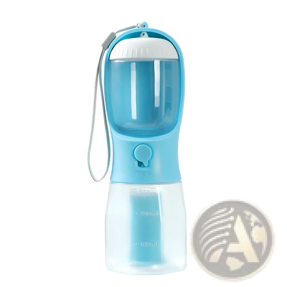 3-in-1 Portable Dog Water Bottle and Food Dispenser