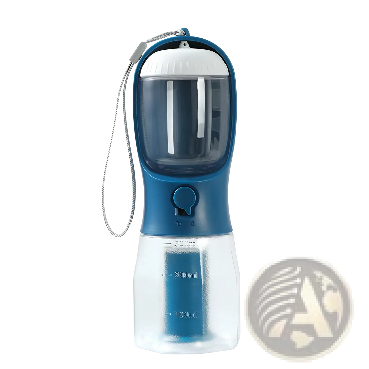 3-in-1 Portable Dog Water Bottle and Food Dispenser