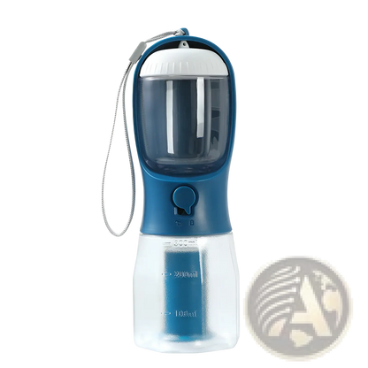 3-in-1 Portable Dog Water Bottle and Food Dispenser