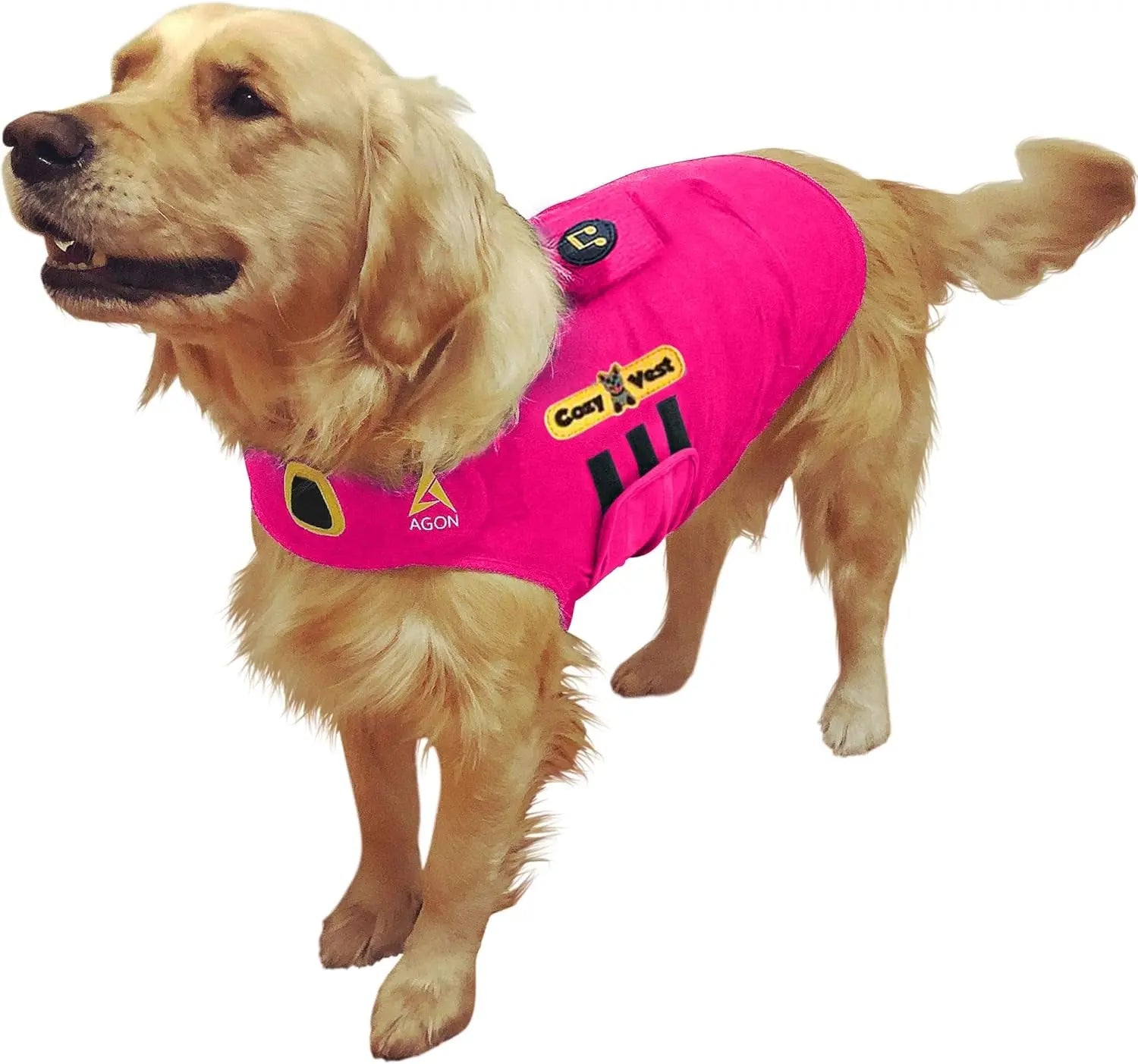 3-in-1 Dog Anxiety Vest with Music &amp; Aromatherapy Calming Coat XXS–XXL