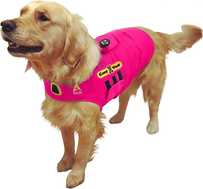 3-in-1 Dog Anxiety Vest with Music &amp; Aromatherapy Calming Coat XXS–XXL