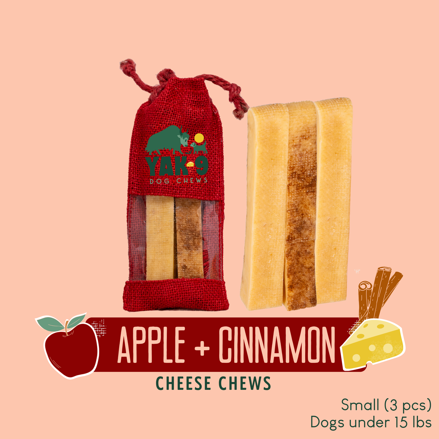 Apple &amp; Cinnamon Chews for Dogs