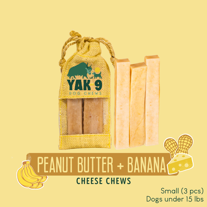 Peanut Butter &amp; Banana Chews for Dogs
