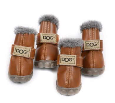 Dog Winter Snow Boots — 10 Colors, Sizes 1–5