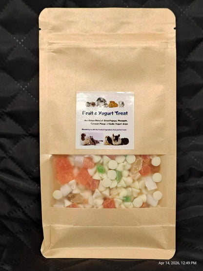 Fruit &amp; Yogurt Blend for Chinchilla, Guinea Pigs, Bunnies, Sugar Gliders, Rats