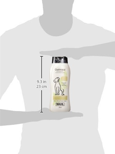 Wahl USA Dry Skin &amp; Itch Relief Pet Shampoo for Dogs – Oatmeal Formula with Coconut Lime Verbena Scent &amp; Pet Friendly Formula, 24 Oz - Model 820004A