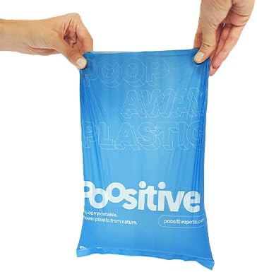 100% Certified Home Compostable Dog Poop Bags - ASTM D6400 &amp; AS 5810 Compliant Dog Waste Bags, 240 bags, 16 rolls, unscented