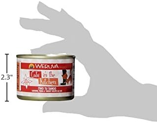 Weruva Cats in The Kitchen, Two Tu Tango with Sardine, Tuna &amp; Turkey Au Jus Cat Food, 6oz Can (Pack of 24)