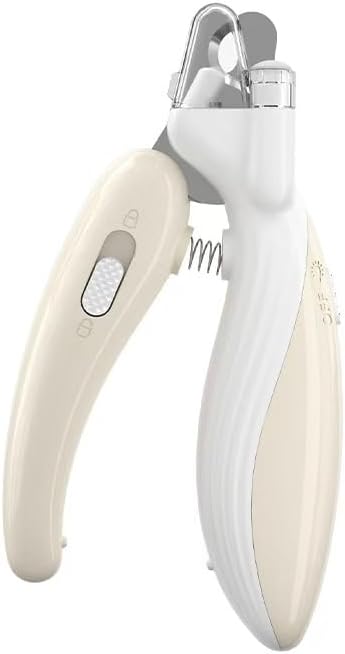 Cat Nail Clippers, Whale Shape Precision Trimming Tool, Ergonomic Non-Slip Handle, Safety Guard, Compact &amp; Easy to Clean (Coffee)