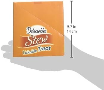 Hartz Delectables Stew Lickable Wet Cat Treats for Adult &amp; Senior Cats, Tuna &amp; Whitefish, 12 Count