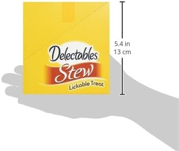 Hartz Delectables Stew Lickable Wet Cat Treats for Adult &amp; Senior Cats, Tuna &amp; Shrimp, 12 Count, 1.4 Ounce (Pack of 12)