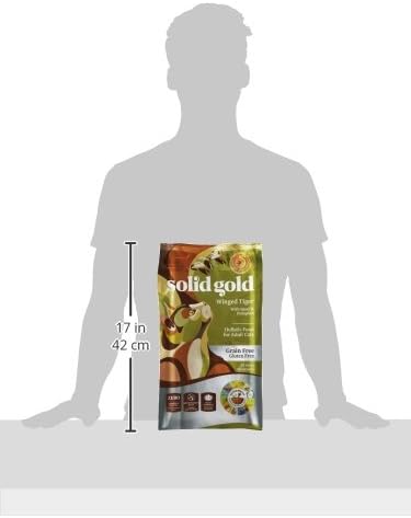Solid Gold Sensitive Stomach Dry Cat Food - Grain Free &amp; Gluten Free Sensitive Stomach Cat Food for Indoor Adult &amp; Senior Cats - Dry Kibble for Cats w/Quail, Pumpkin &amp; Probiotics for Gut Health - 6lb