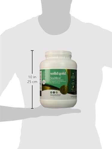 Solid Gold Cat &amp; Dog Multivitamin Powder - Kelp Powder, Omega 3 &amp; Vitamins for Dental, Digestive, Immune, Skin &amp; Coat Health - Multi Vitamin for Dogs &amp; Cats - Cat &amp; Dog Food Additive Supplement - 5lb