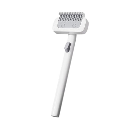 One-Click DeMatting Pet Comb for Small Dogs and Cats,Deshedding Brush, Quick Knot Remover with Stainless Steel Blade, Safe Rounded Edges, Effortless Hair Removal Grooming Tool