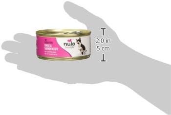 Nulo Trout &amp; Salmon Recipe Pate Wet Canned Cat Food, 5.5 Ounce (Pack of 24)