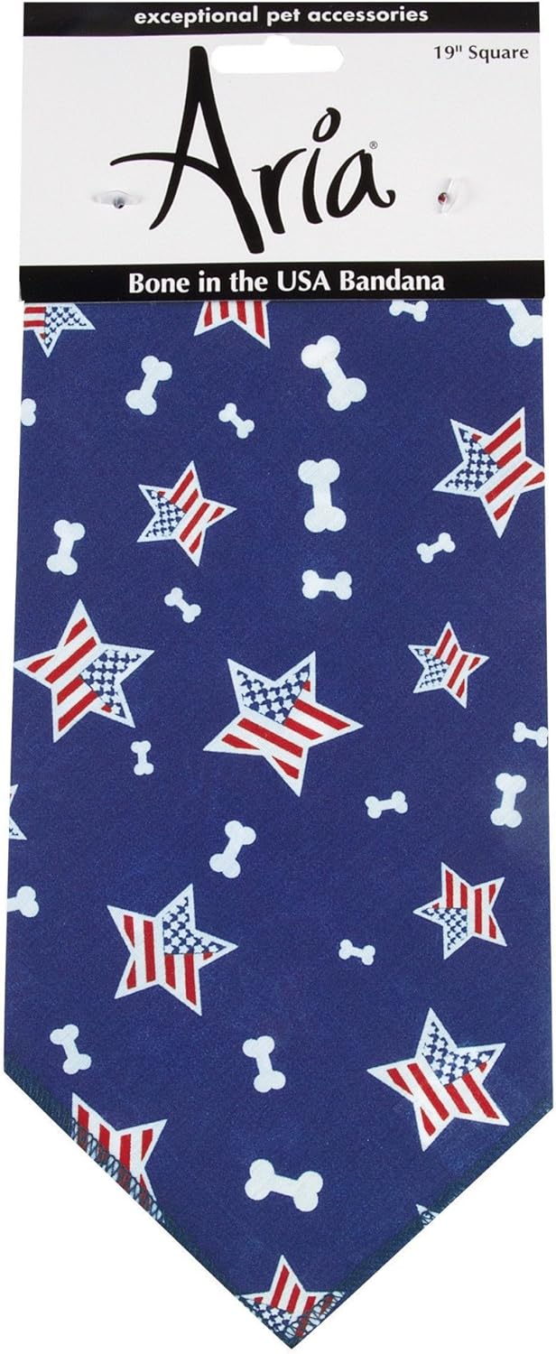 Aria Bone in the USA Bandanas for Dogs