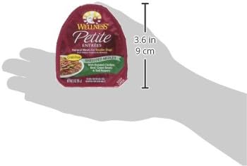 Wellness Petite Entrées Shredded Medley with Roasted Chicken, Beef, Green Beans &amp; Red Peppers, 3-Ounce Cup (Pack of 12)