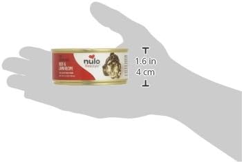 Nulo Beef &amp; Lamb Recipe Pate Wet Canned Cat Food, 5.5 Ounce (Pack of 24)