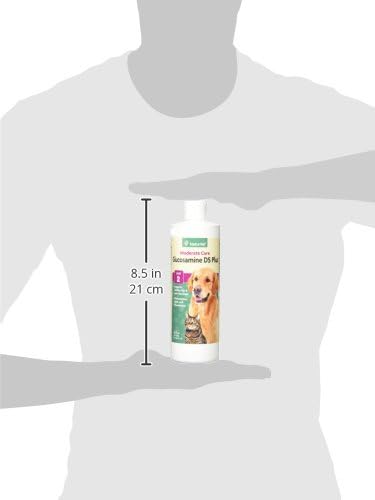 NaturVet Glucosamine DS Plus Hip &amp; Joint Support Liquid Pet Supplement – Level 2 Moderate Care for Dogs &amp; Cats – Includes Glucosamine, MSM, Chondroitin – 16 Oz