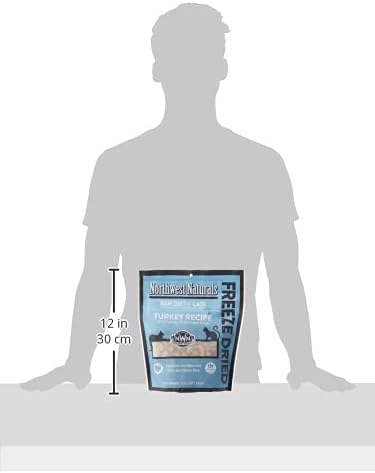 Northwest Naturals Freeze-Dried Turkey Cat &amp; Kitten Food – Bite-Sized Nibbles – Healthy, Limited, Human-Grade Ingredients, All-Natural, High-Protein Raw Diet – Complete &amp; Balanced, Made in USA, 11 oz