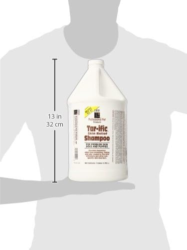PPP Tar-ific Skin Relief Shampoo for Dogs - Soothe Hot Spots, Dryness, Flaking &amp; Itching - Nourishes &amp; Relieves Skin Issues - 1 Gallon