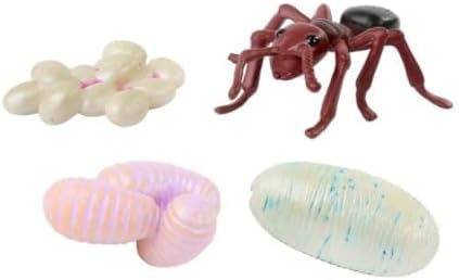 Insect Lore Bug Camp Bundle | Butterfly Kit with 1 Cup Live Caterpillars | Ladybug Land with 1 Tube Live Larvae | Ant Mountain with 1 Tube Live Western Harvester Ants | Life Cycle Figurines &amp; More