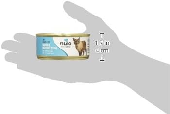 Nulo Salmon &amp; Mackerel Recipe Pate Wet Canned Cat Food, 5.5 Ounce (Pack of 24)
