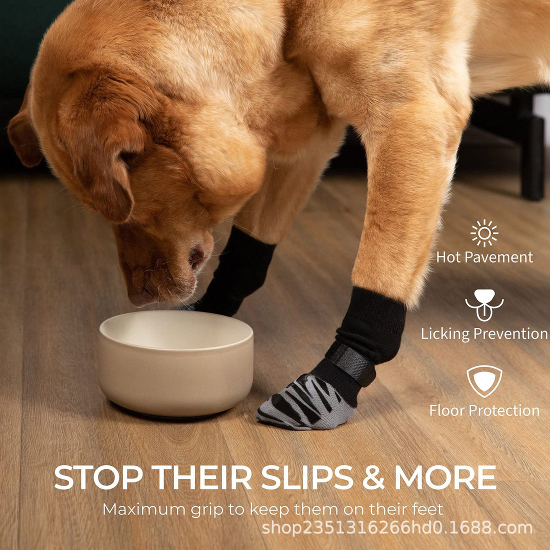 Non-slip Dog Socks And Leg Warmers For Medium To Large French Bulldogs