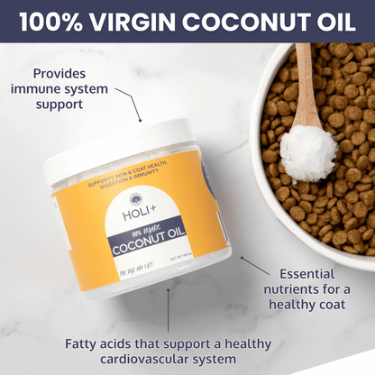 100% Organic Virgin Coconut Oil for Dogs &amp; Cats