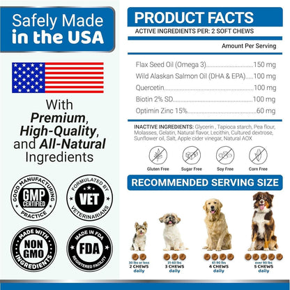 Omega-3 Fish Oil for Dogs 2-Pack Skin &amp; Coat Itchy Skin Relief