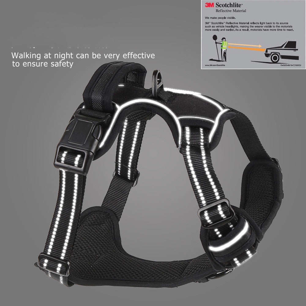 Reflective No-Pull Dog Harness Vest — Single &amp; Set Options