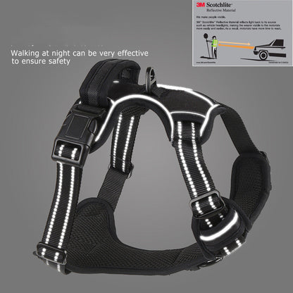 Reflective No-Pull Dog Harness Vest — Single &amp; Set Options