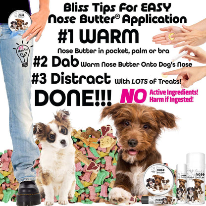 3 Cute Puppies Nose Butter