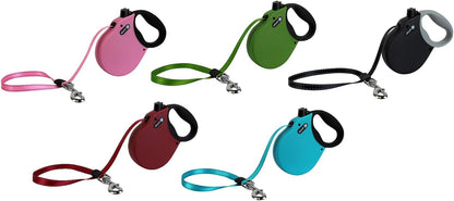 Alcott Adventure Retractable Reflective Belt Leash for Dogs, 16&