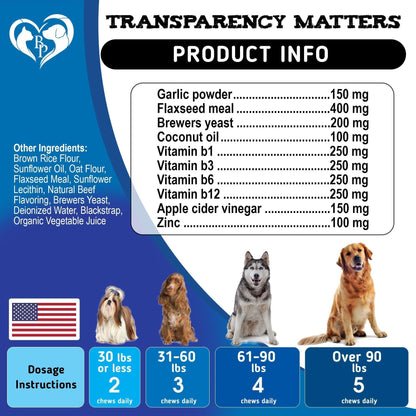 Insects Prevention Chews for Dogs &amp; Cats Oral Tablets