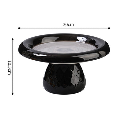 Ceramic Large-diameter Cat Bowl With Neck Protection, Not Easy To Tip Over, Cute Dog Bowl, Cat Canned Food Bowl, Snack Plate, Pet Bowl
