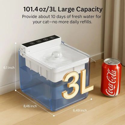 3l Radar Sensing Pet Water Fountain for Cats and Dogs