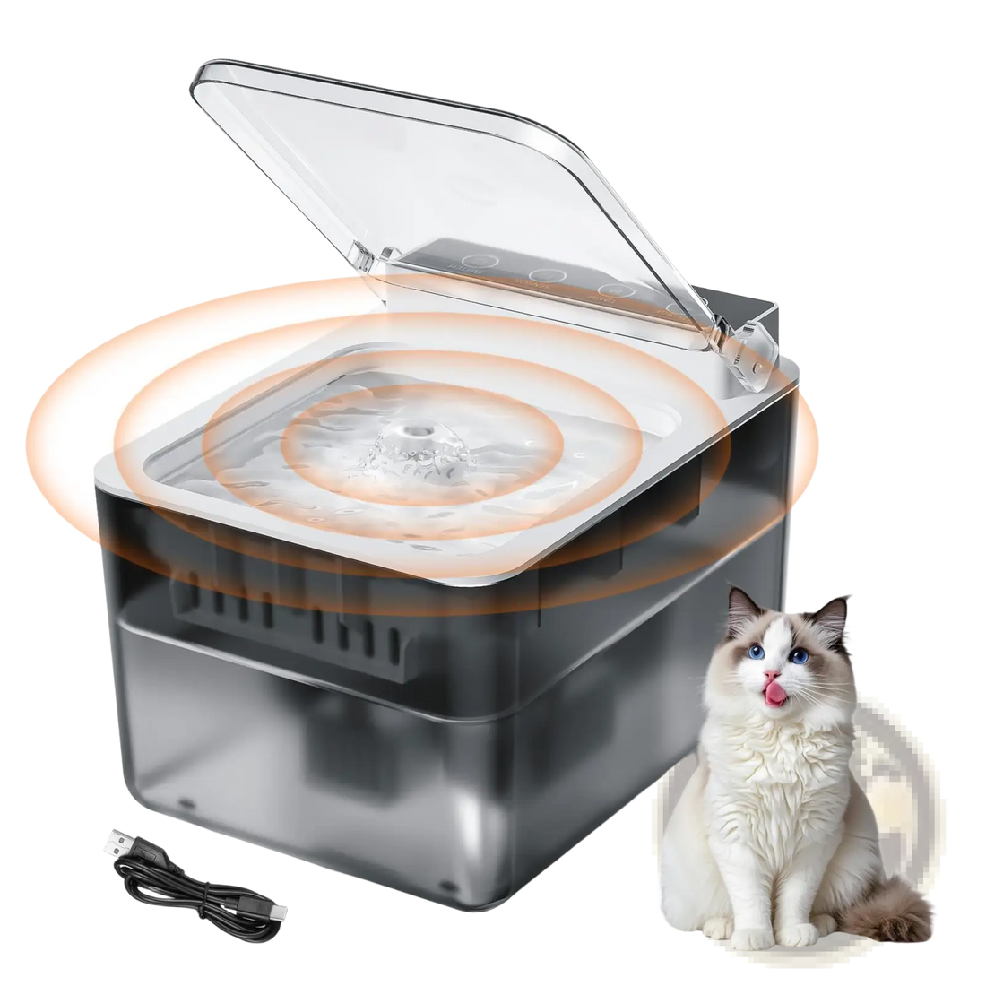 3l Radar Sensing Pet Water Fountain for Cats and Dogs