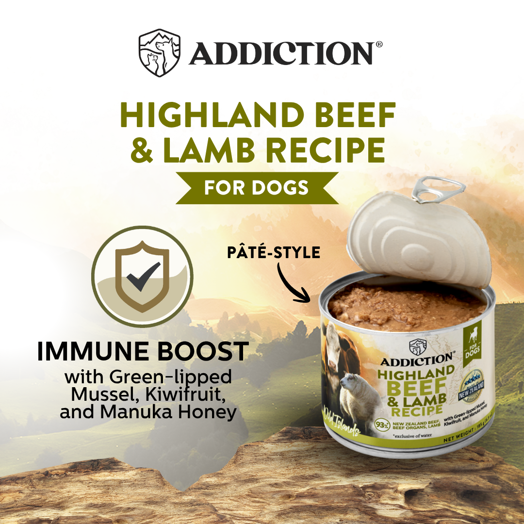 Wild Islands Highland Beef &amp; Lamb Recipe Premium Grain-free Canned Dog Food 185g
