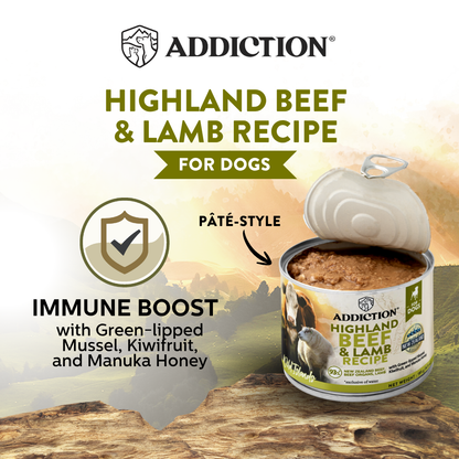 Wild Islands Highland Beef &amp; Lamb Recipe Premium Grain-free Canned Dog Food 185g